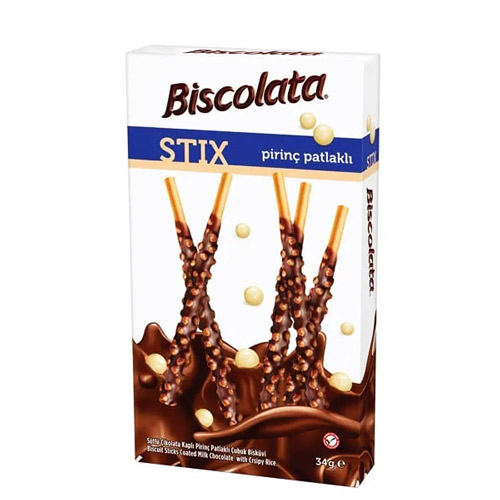 bicolata stix crispy rice sepehrmall بیسکولاتا استیکس کریسپی 34 گرم