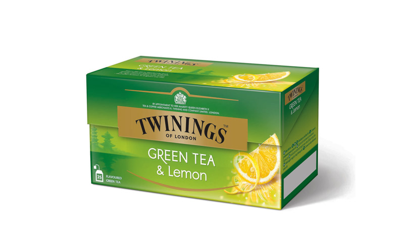 چای تی بگ تویینینگز چای سبز لیمو چای توینینگز لیمو و چای سبز 25 عددی