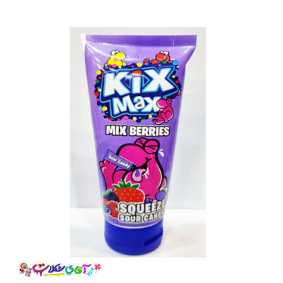 ژله ترش تیوپی کیکس مکس میکس بری Kix Max