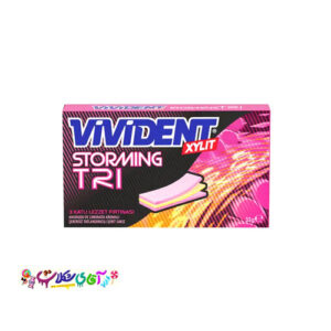 آدامس ویویدنت سه لایه تمشک لیموناد بدون شکر