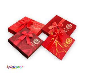 شکلات-کادویی-لاکچری-دوتاییمون-300x261 شکلات ترافل کادویی دوتاییمون قرمز قلبی 160 گرم