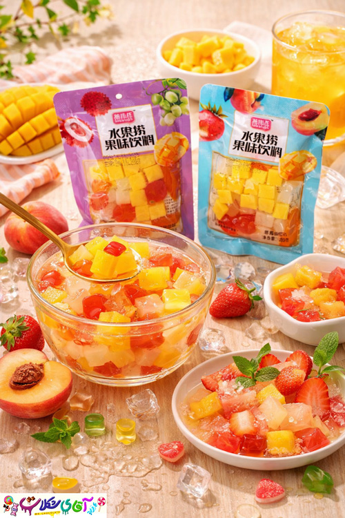 پاستیل خیس در آب میکس میوه 80 گرم 1 پاستیل خیس در آب میکس میوه 80 گرم